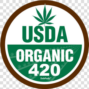 Usda Organic 420 Dab Pad   Circle  HD Png Download