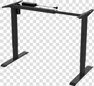 Sit Stand Desk Black  HD Png Download