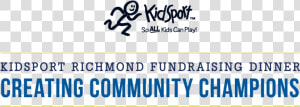 Charity Logo Design Kidsport Richmond   Calligraphy  HD Png Download