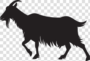 Goat Sheep Portable Network Graphics Image Black And   Silhouette Goat Vector Png  Transparent Png