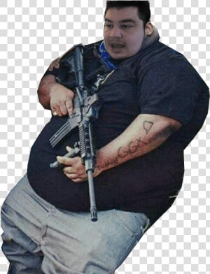 Big Nigga With A Gun  HD Png Download