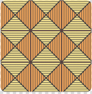 Geometric Triangle Pattern Square Coaster   Triangle  HD Png Download