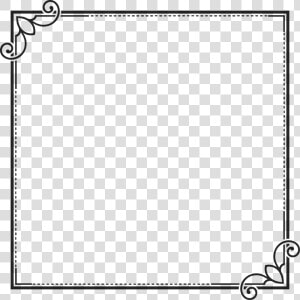 Clipart Ornamental Art Frame   Png Line Frames  Transparent Png