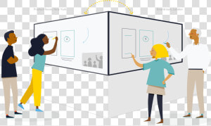 A Collaborative Whiteboarding Solution That Brings   Collaboration People At Whiteboard  HD Png Download