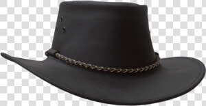 Cowboy Hat Stetson Leather   Leather Western Hat Mens  HD Png Download