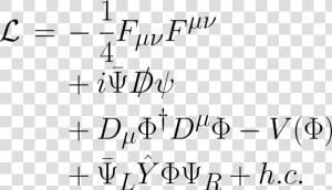 Standard Model Equation  HD Png Download