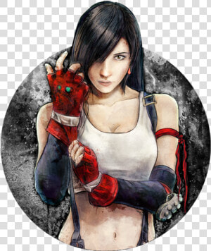 Tifa Final Fantasy Art  HD Png Download