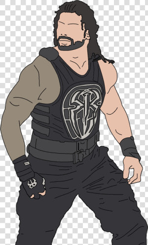 Cartoon Wwe Wrestling   Png Download   Wwe Roman Reigns Cartoon  Transparent Png