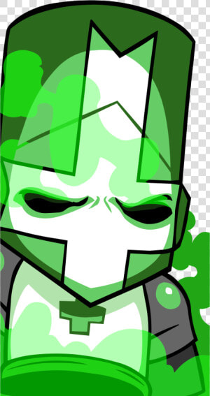 Castle Crashers Green Knight   Png Download   Castle Crashers Green Knight  Transparent Png