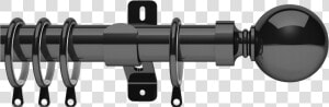 Belgravia 28mm Curtain Pole Graphite   Curtain Rod  HD Png Download