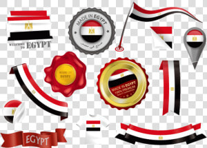 Free Png Download Egyptian Flag And National Emblem   Waving Egyptian Flag Png  Transparent Png