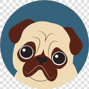 Gritty Pug Coffee On Behance   Pug  HD Png Download