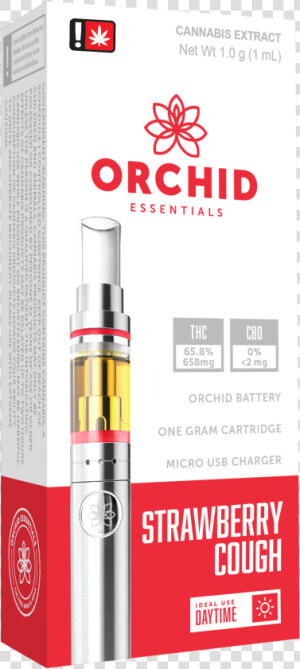 Orchid Essentials Concentrates Cartridges Strawberry  HD Png Download