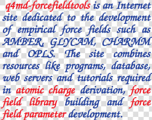 Atomic Charges  Atom Types  Force Field Libraries    Sanjeevni Group  HD Png Download