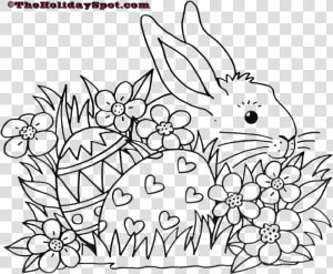 Easter Coloring Pages Black And White Blank Sheets   Easter Coloring Sheet  HD Png Download