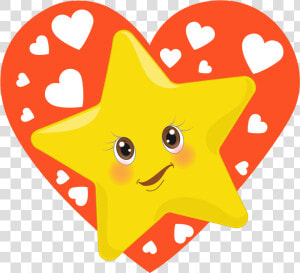 Star Emoji   Cute Emoticon Star Clip Art  HD Png Download