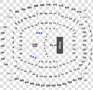 Tiaa Bank Field Seating Chart  HD Png Download