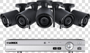 8 channel System With 5 Wireless Security Cameras   5 Wireless Home Security Cameras  HD Png Download