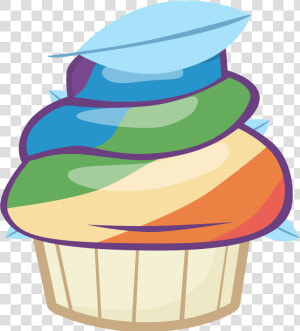 Cartoon Of A Cupcake   Mlp Cupcake Png  Transparent Png