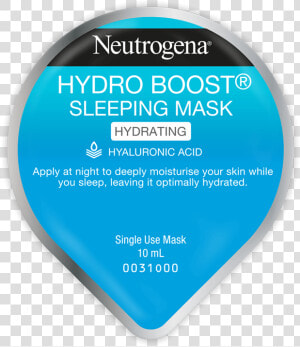 Neutrogena Hydro Boost Sleeping Mask  HD Png Download