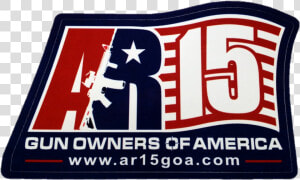 Ar 15 Gun Owners Of America  HD Png Download