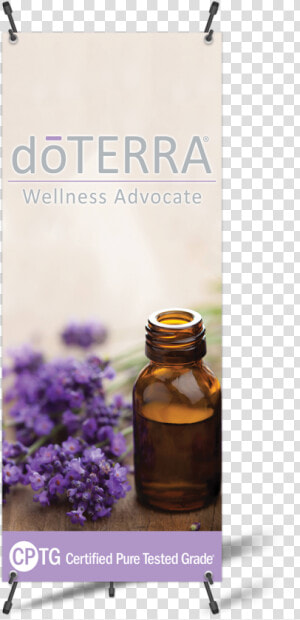 Custom Doterra Vertical Banner With X banner Stand   Flowers Essential Oils Aesthetic  HD Png Download