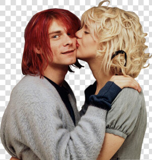 In The Weeks That Followed  After Learning From Grohl   Kurt Cobain And Courtney Love Sassy  HD Png Download