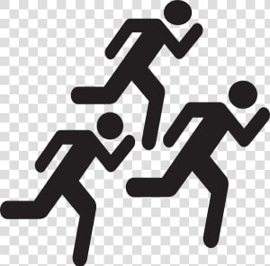 Running Stick Figure   People Running Icon Png  Transparent Png