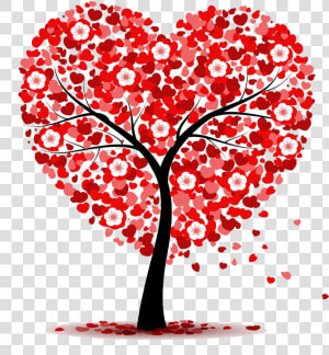 Clipart Trees Valentines Day  Clipart Trees Valentines   Valentines Day Tree Clipart  HD Png Download