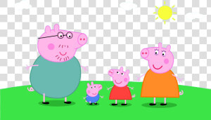 Transparent Pepa Pig Png   George And Daddy Pig  Png Download