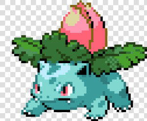 Ivysaur Pokemon Pixel Art  HD Png Download