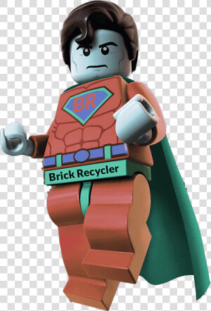 Brick Recycler Superman   Superman Lego  HD Png Download