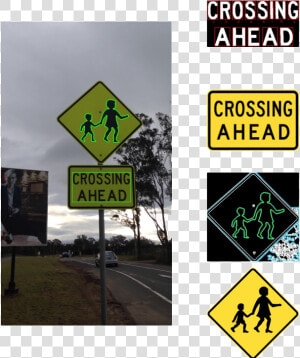 Traffic Sign Recognition   Crossing Sign  HD Png Download