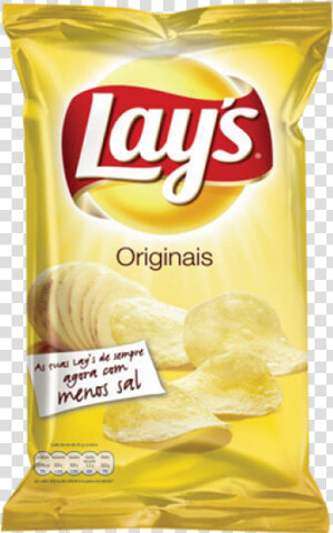 Batata Frita Com Sal Lay S 170 Gr  HD Png Download