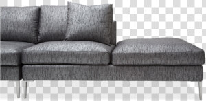 3 Pcs Dark Gray Sectional Sofa Set With Loveseat Corner   Chaise Longue  HD Png Download