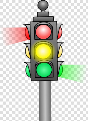 Pole Vector Road Light   Clip Art Traffic Signal  HD Png Download