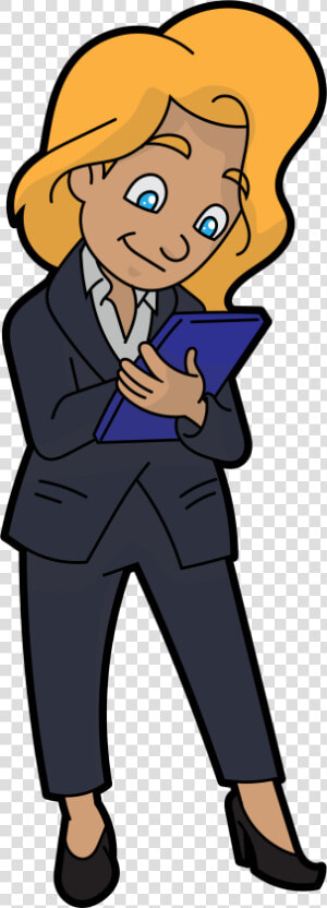 Clip Art Busy Business Woman   Cartoon Businesswoman Png  Transparent Png