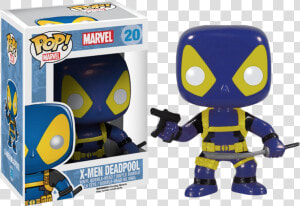 Blue And Yellow Deadpool Pop   Funko Pop Deadpool Blue And Yellow  HD Png Download