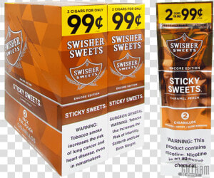 Swisher Sweets Cigarillos Sticky Sweet   Box  HD Png Download