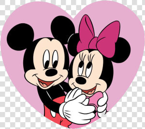 Mickey Mouse Y Minnie Making The Webcom   Mickey And Minnie Mouse Together  HD Png Download