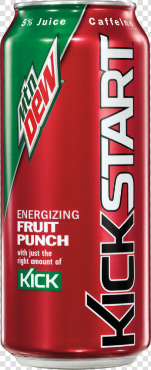 Mtn Dew Kickstart Fruit Punch   Red Mtn Dew Kickstart  HD Png Download