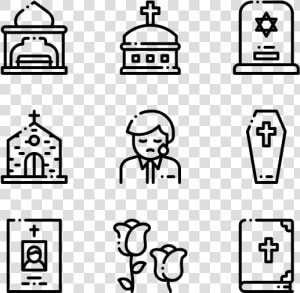 Funeral   Museum Icons  HD Png Download