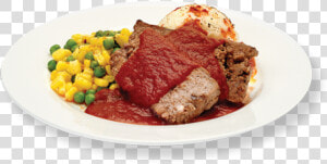 Meatloaf With Tomato Sauce   Roast Beef  HD Png Download