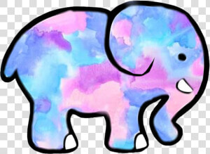 Free Black And White Elephant Clip Art   Cute Ivory Ella Stickers  HD Png Download