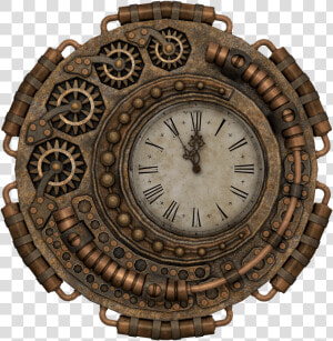 Clock  Time  Time Of  Fantasy  Steampunk  Isolated   Clock Steampunk Png  Transparent Png