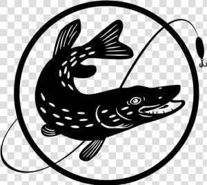 Northern Pike Stock Photography Fishing Baits  amp  Lures   Pike Fish Silhouette  HD Png Download