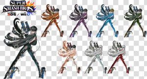 Smash 4 Costumes Png   Bayonetta Skins Smash 4  Transparent Png