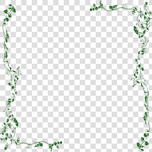 Vine Border Clipart Ivy Vine Clip Art Vine Border Green   Vine Border Clipart  HD Png Download