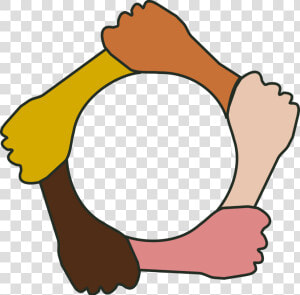 Hand In Hand Clipart Hand Black And White Open Hands   Equality Clipart  HD Png Download