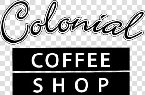 Colonial Coffee Shop Home   Calligraphy  HD Png Download